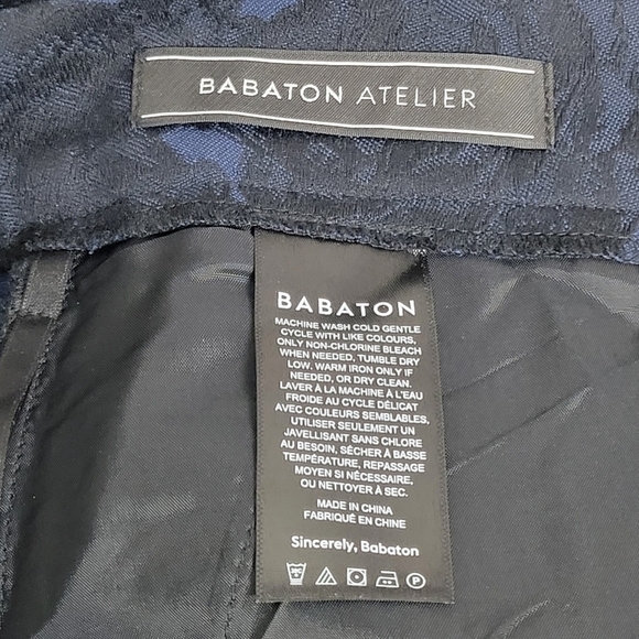 Babaton Conan Jacquard Mid Rise Slim Fit Pants. - Picture 8 of 11